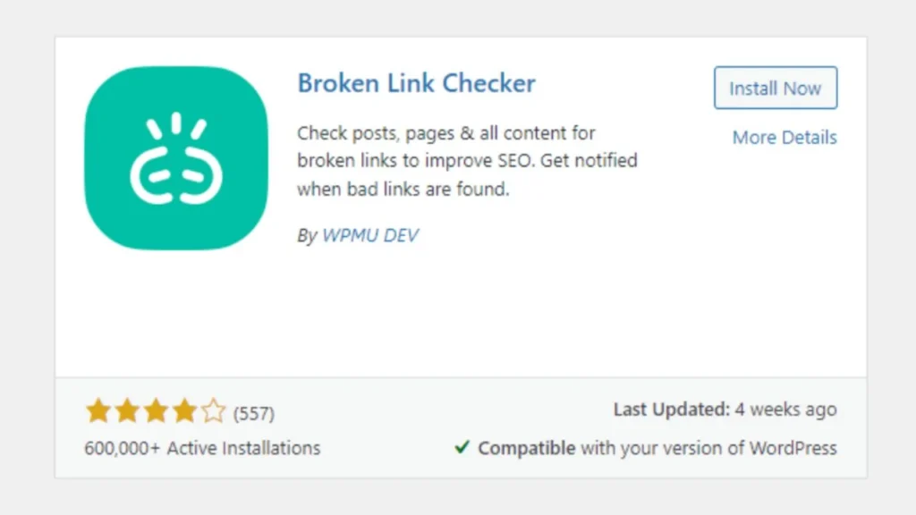 Broken Link Checker Plugin