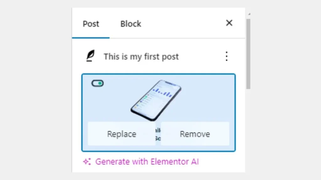 Add a Featured Image