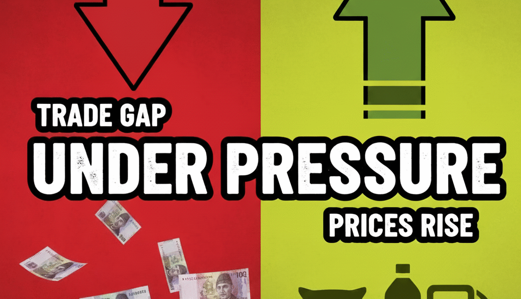 Pakistan’s Economy Under Pressure as Trade Gap Grows and Prices Rise