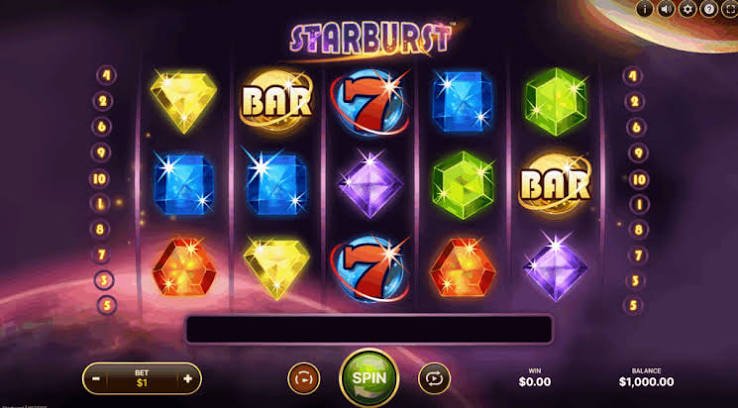 Oplev Starburst Online Casino En Stjernefyldt Spiloplevelse
